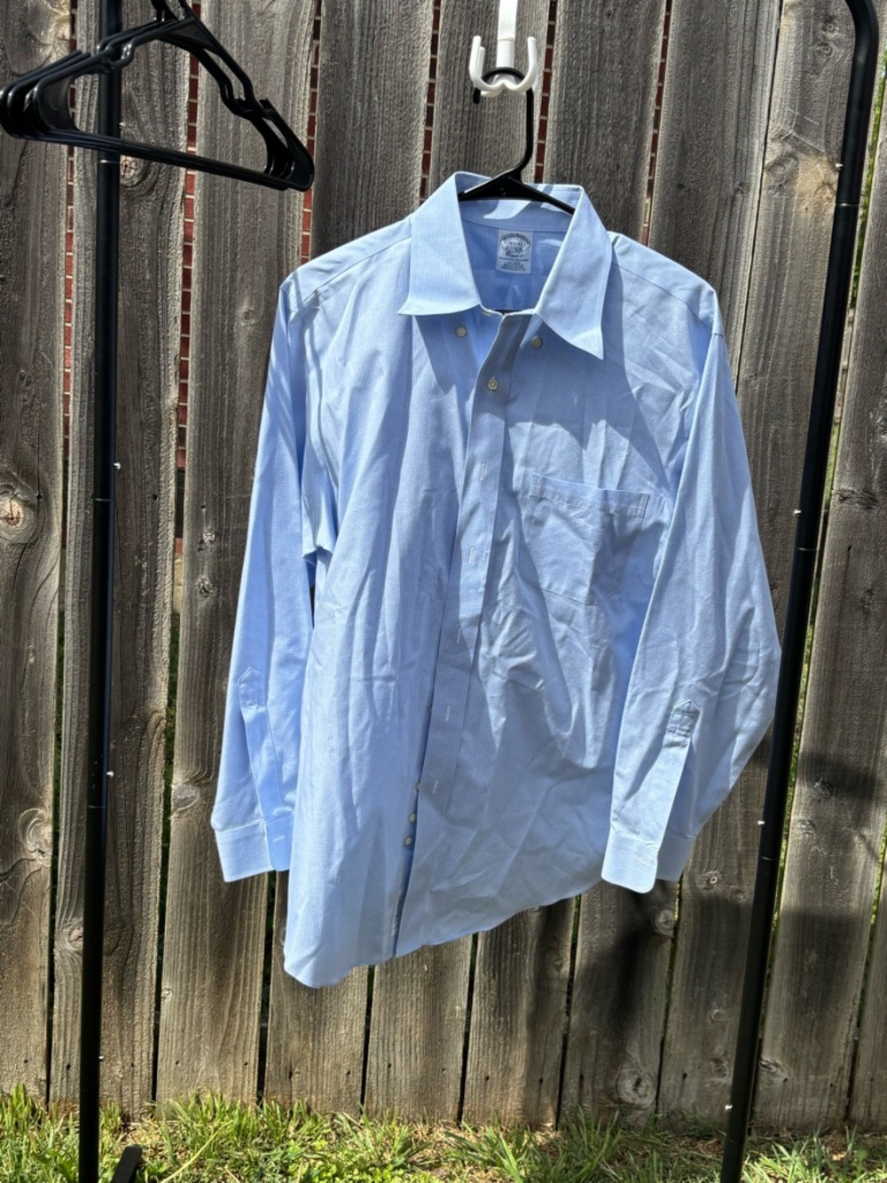 Brooks Brothers Classic Light Blue Men's Dress Shirt